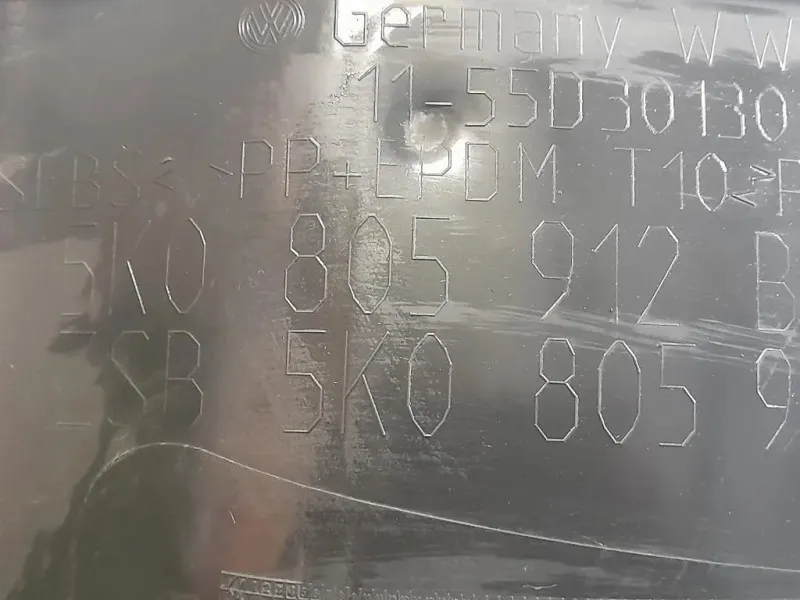 Passaruota Parte ANT ANT DX 5K0805912B Volkswagen GOLF VI 2009