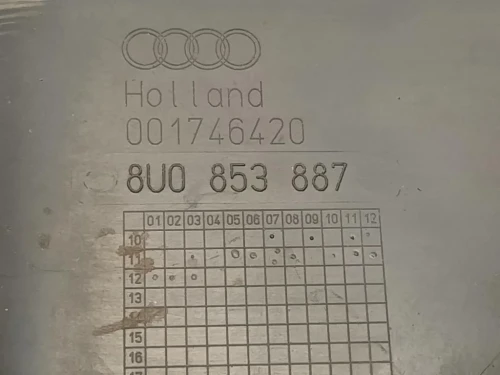 Passaruota Parte ANT ANT SX 8U0853887 PASSARUOTA RIPARO PARASASSI Audi Q3 8UB 2012