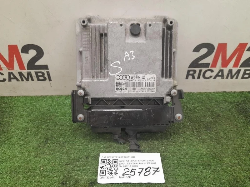 Centralina Iniezione 8P7907115 8P1907115B Audi A3 8PA Sportback 2004