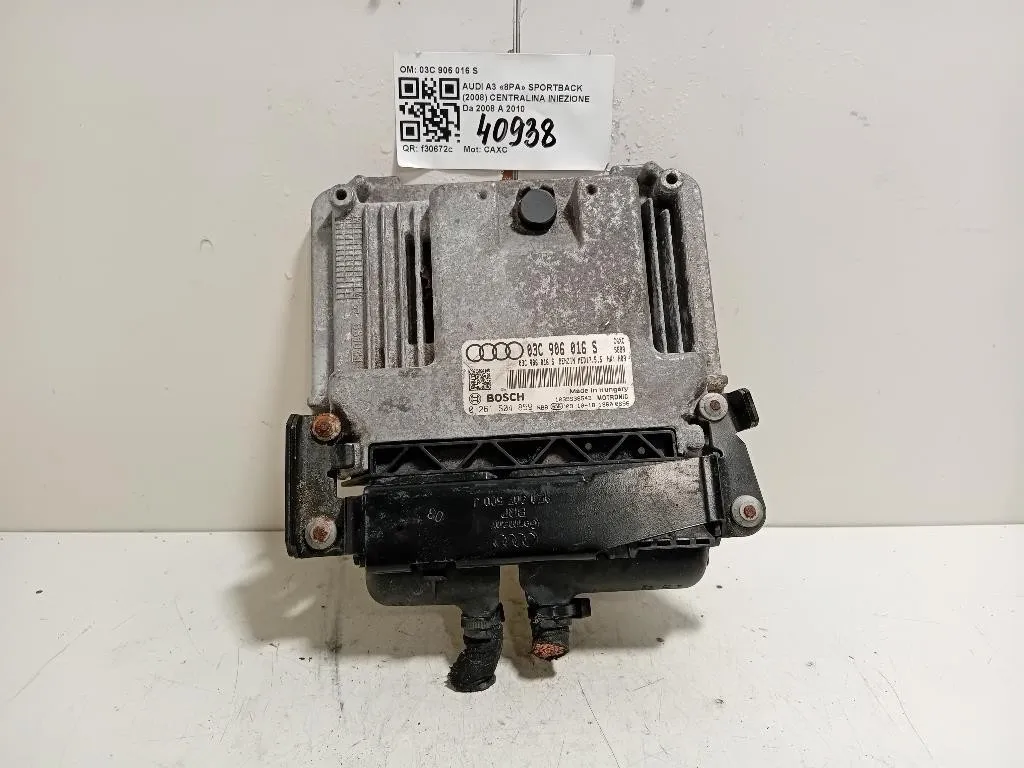 Centralina Iniezione 03C 906 016 S Audi A3 8PA Sportback 2008