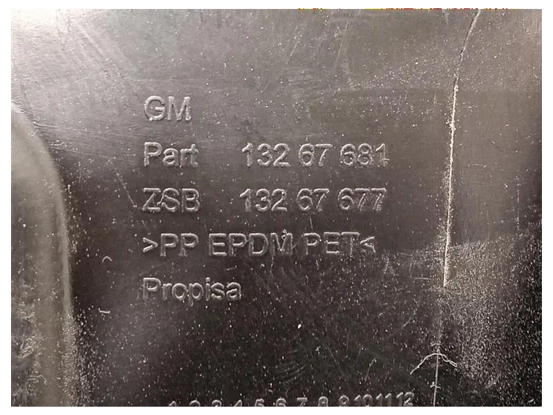 Passaruota Parte POST ANT DX 13267671 Opel Meriva B 2014