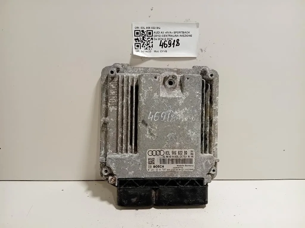 Centralina Iniezione 03L 906 022 BQ Audi A3 8VA Sportback 2012