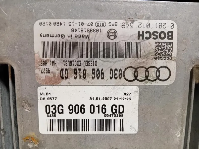 Centralina Iniezione 03G 906 016 GD Audi A4 8ED Avant 2005