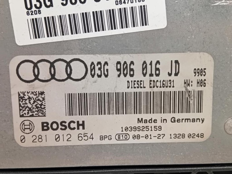 Centralina Iniezione 03G 906 016 JD Audi A4 8ED Avant 2005