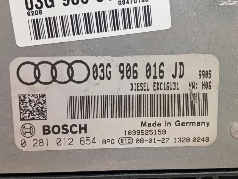 Centralina Iniezione 03G 906 016 JD Audi A4 8ED Avant 2005