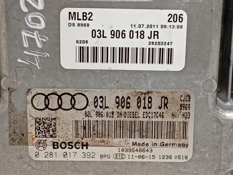 Centralina Iniezione 03L 906 018 JR Audi A4 8K2 2008