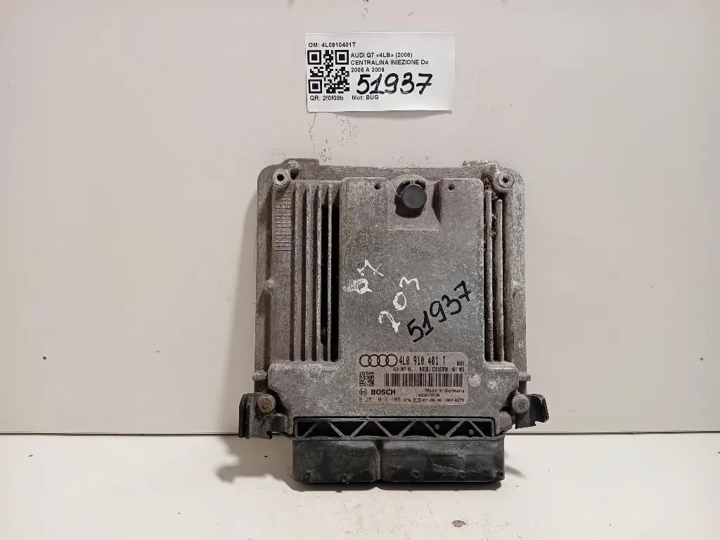 Centralina Iniezione 4L0910401T Audi Q7 4LB 2006