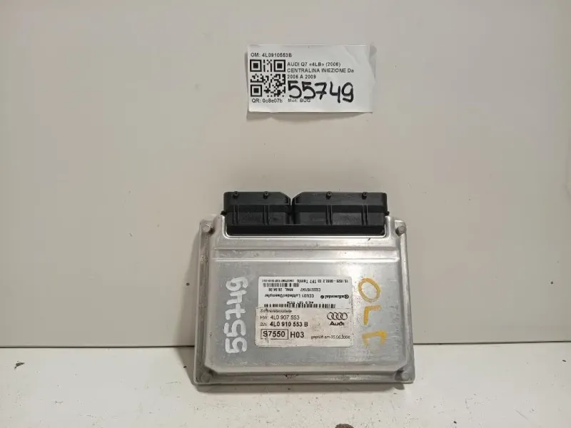 Centralina Iniezione 4L0910553B Audi Q7 4LB 2006