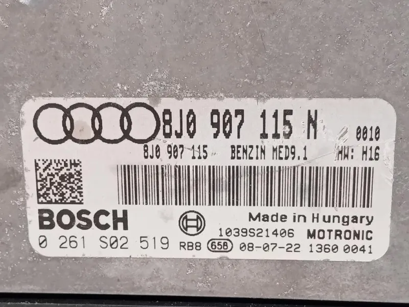 Centralina Iniezione 8J0907115 Audi TT 8J3 2007