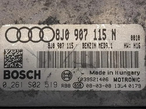 Centralina Iniezione 8J0907115N Audi TT 8J3 2010