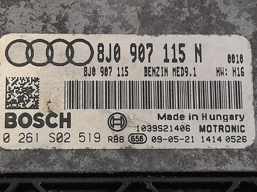 Centralina Iniezione 8J0907115N Audi TT 8J3 2010