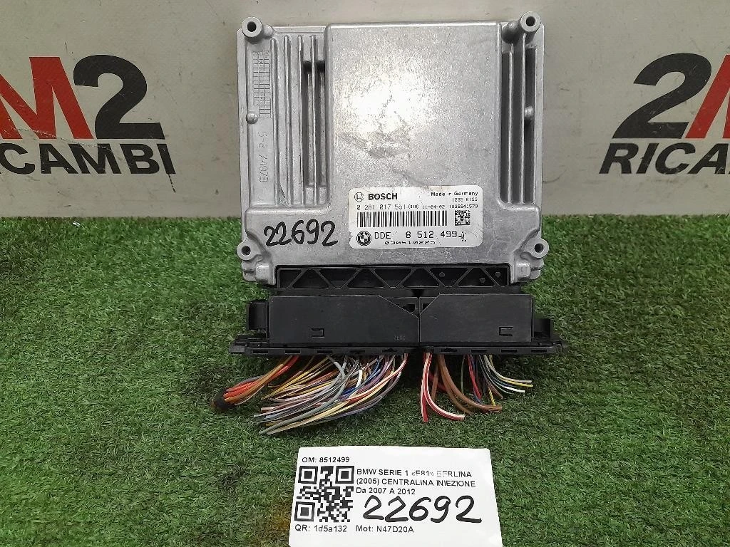 Centralina Iniezione 8512499 Bmw Serie 1 E81 Berlina 2005