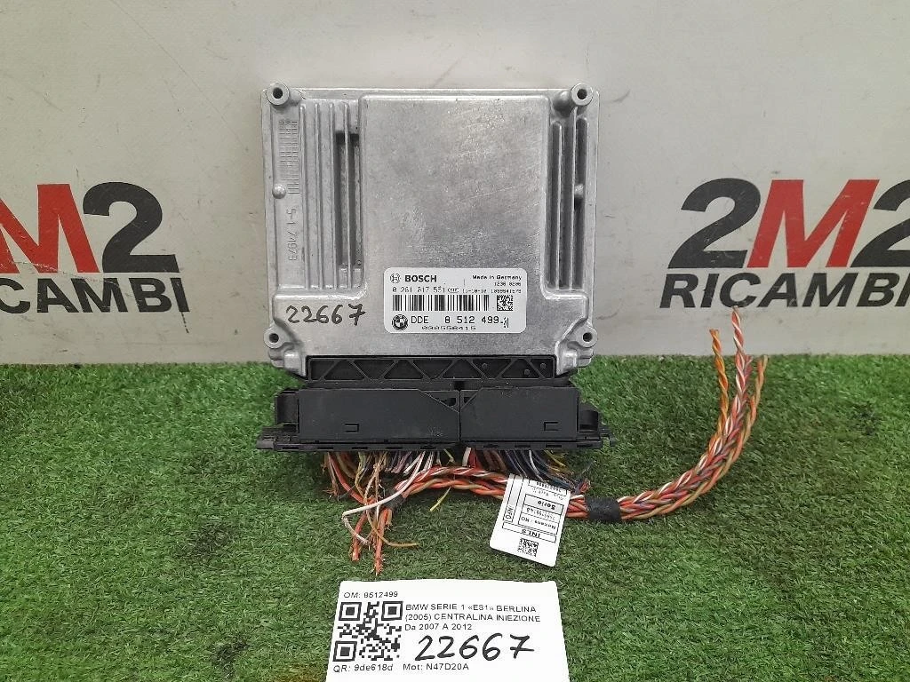 Centralina Iniezione 8512499 Bmw Serie 1 E81 Berlina 2005