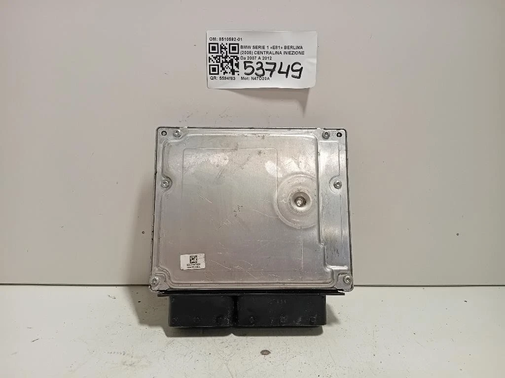 Centralina Iniezione 8510592-01 Bmw Serie 1 E81 Berlina 2005