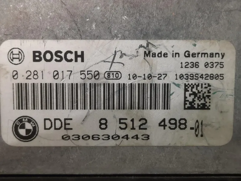 Centralina Iniezione 8 512 498 CENTRALINA ECU Bmw Serie 1 E82 Coupe 2005