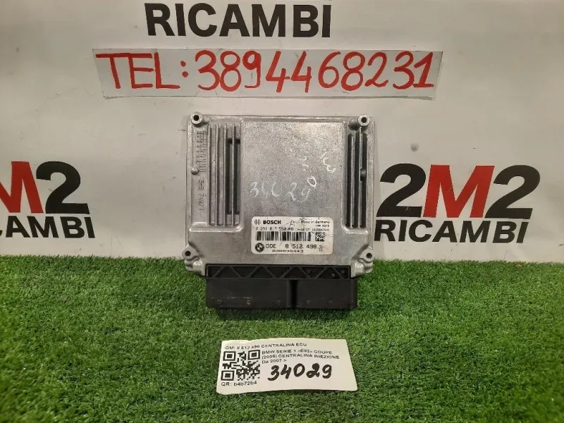 Centralina Iniezione 8 512 498 CENTRALINA ECU Bmw Serie 1 E82 Coupe 2005