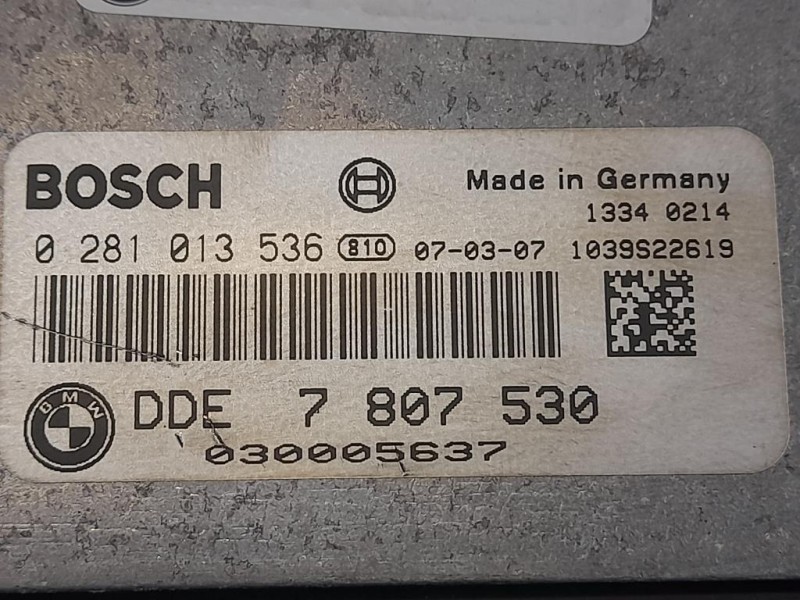 Centralina Iniezione DDE7807530 Bmw Serie 1 E87 Berlina 2005