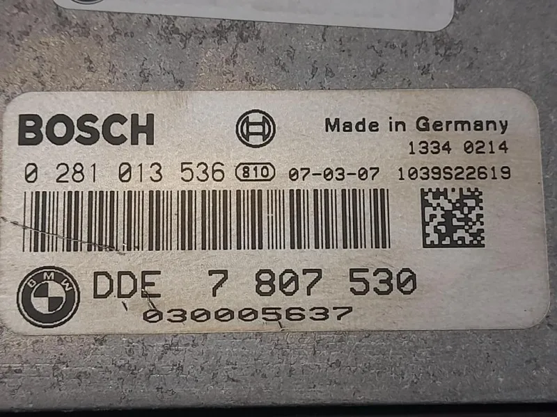 Centralina Iniezione DDE7807530 Bmw Serie 1 E87 Berlina 2005