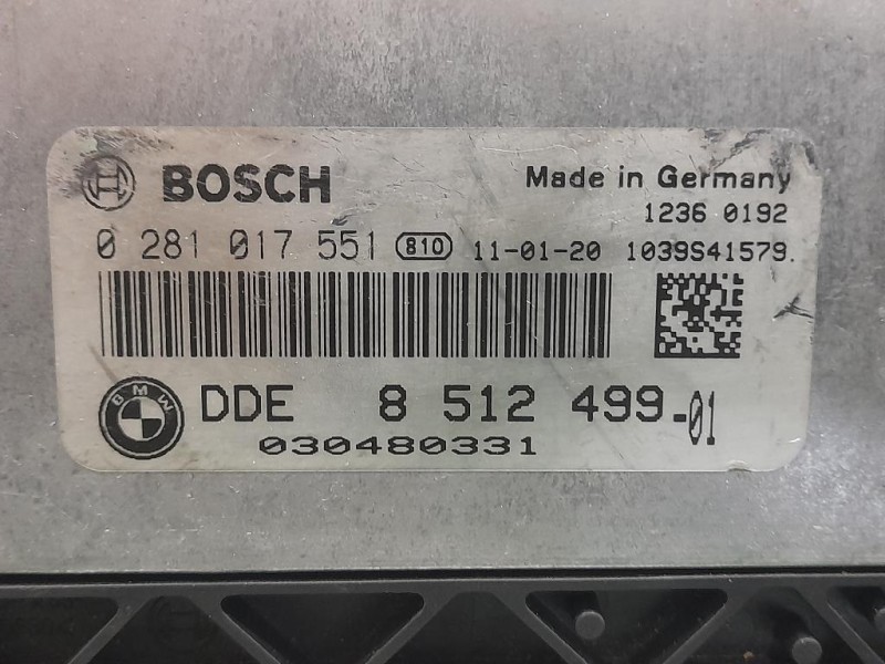 Centralina Iniezione 8512499-01 Bmw Serie 1 E87 Berlina 2005