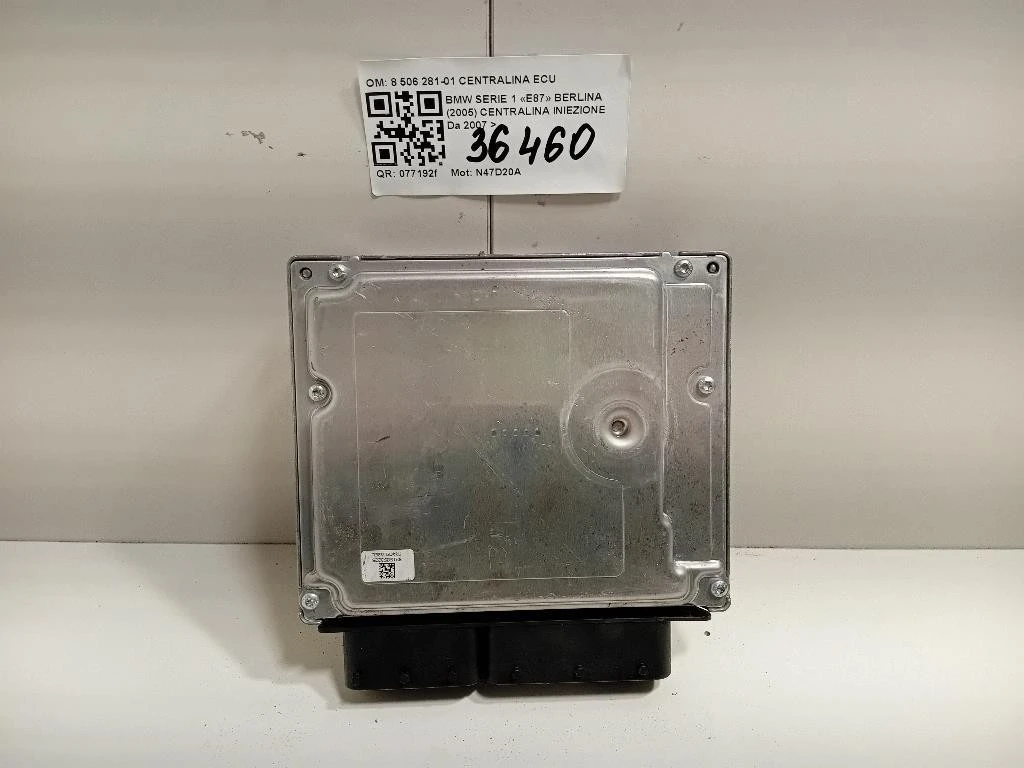 Centralina Iniezione 8 506 281-01 CENTRALINA ECU Bmw Serie 1 E87 Berlina 2005