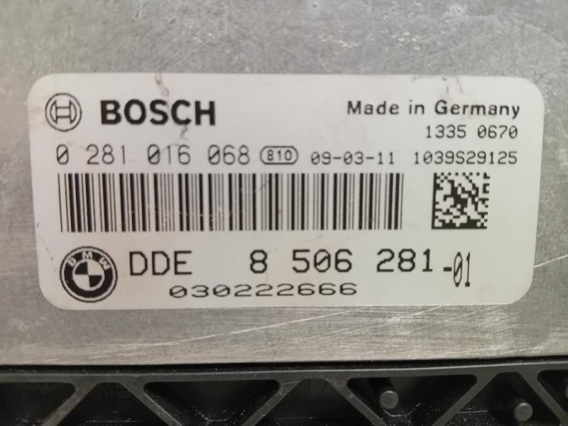 Centralina Iniezione 8 506 281-01 CENTRALINA ECU Bmw Serie 1 E87 Berlina 2005