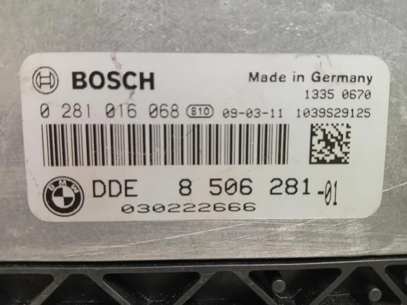 Centralina Iniezione 8 506 281-01 CENTRALINA ECU Bmw Serie 1 E87 Berlina 2005