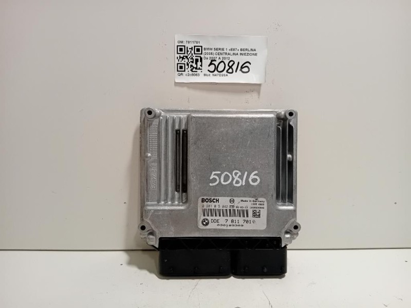 Centralina Iniezione 7811701 Bmw Serie 1 E87 Berlina 2005