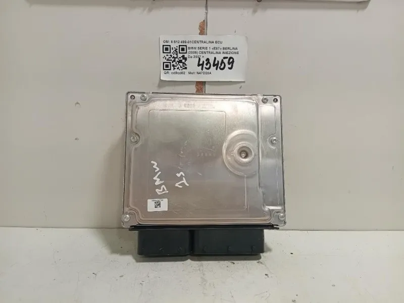 Centralina Iniezione 8 512 499-01CENTRALINA ECU Bmw Serie 1 E87 Berlina 2005