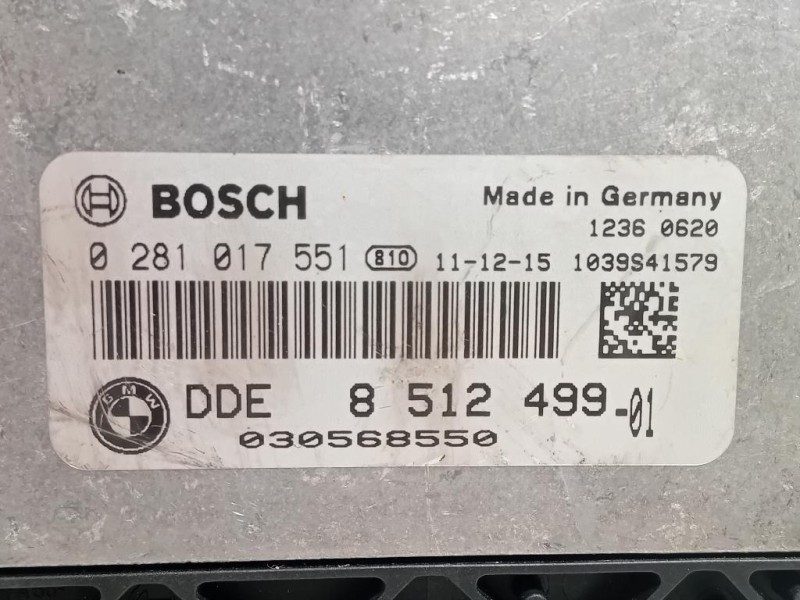 Centralina Iniezione 8 512 499-01CENTRALINA ECU Bmw Serie 1 E87 Berlina 2005