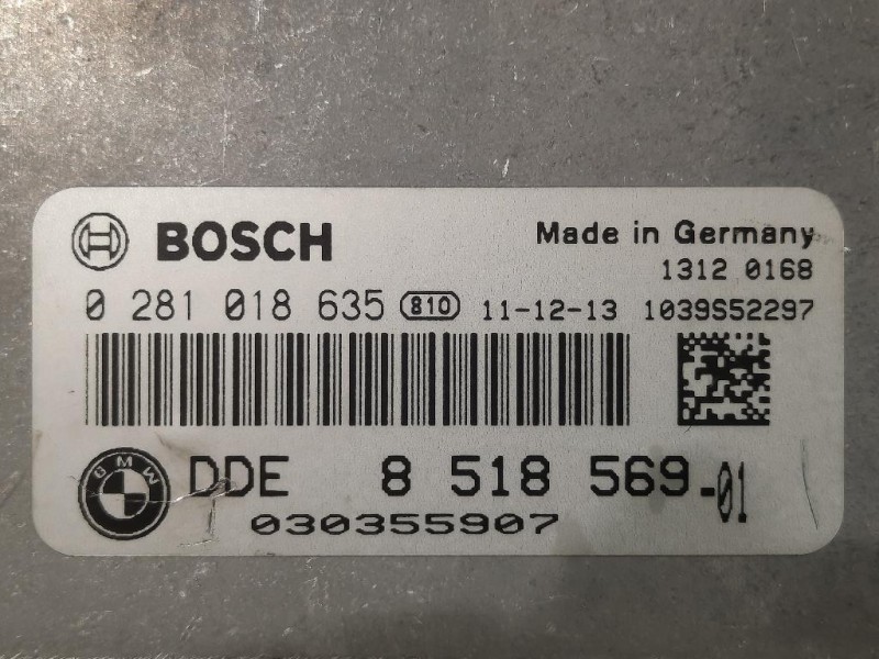 Centralina Iniezione 8 518 569 CENTRALINA ECU Bmw Serie 1 F20 Berlina 2012