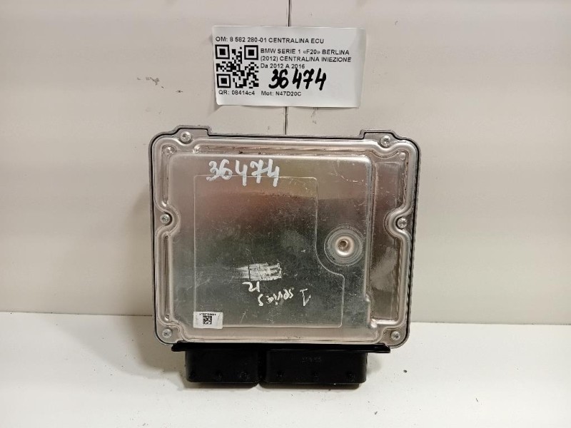 Centralina Iniezione 8 582 280-01 CENTRALINA ECU Bmw Serie 1 F20 Berlina 2012