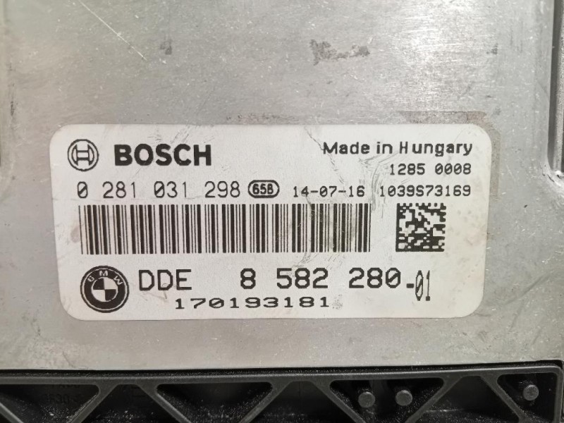 Centralina Iniezione 8 582 280-01 CENTRALINA ECU Bmw Serie 1 F20 Berlina 2012