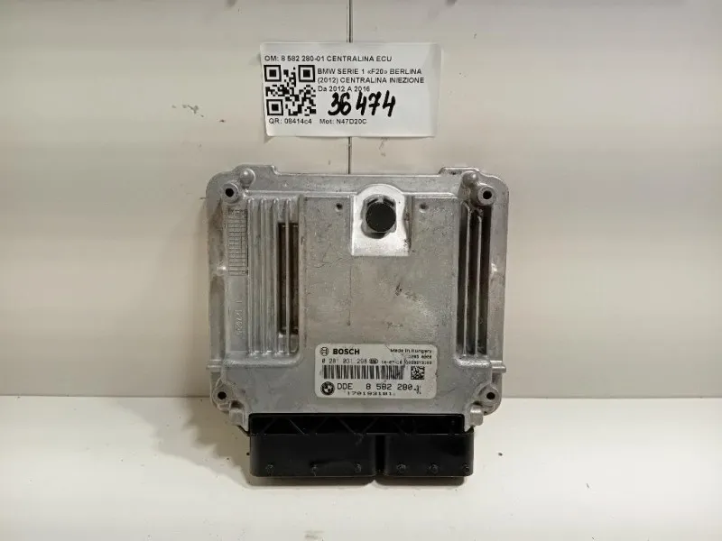Centralina Iniezione 8 582 280-01 CENTRALINA ECU Bmw Serie 1 F20 Berlina 2012