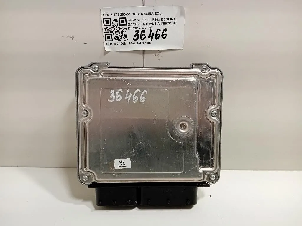 Centralina Iniezione 8 573 260-01 CENTRALINA ECU Bmw Serie 1 F20 Berlina 2012