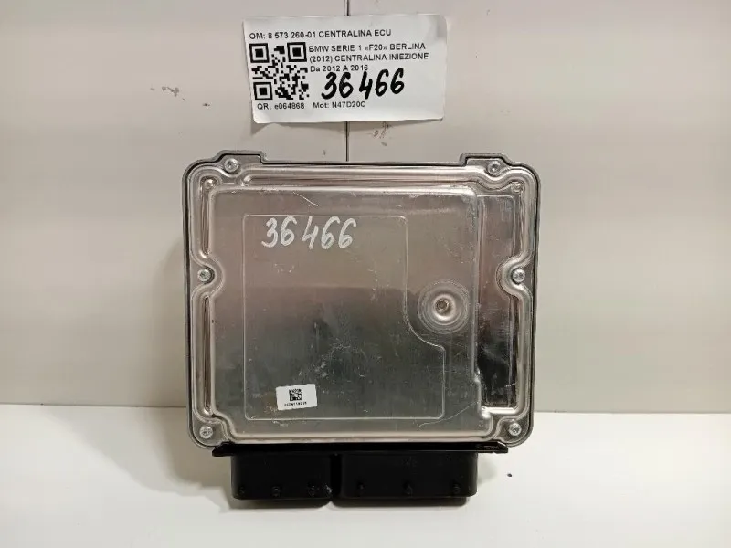 Centralina Iniezione 8 573 260-01 CENTRALINA ECU Bmw Serie 1 F20 Berlina 2012