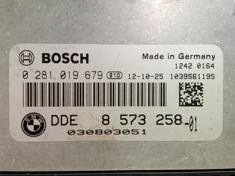 Centralina Iniezione 8573258-01 Bmw Serie 1 F20 Berlina 2012