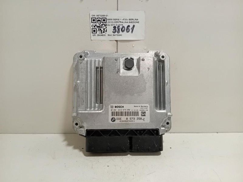 Centralina Iniezione 8573258-01 Bmw Serie 1 F20 Berlina 2012