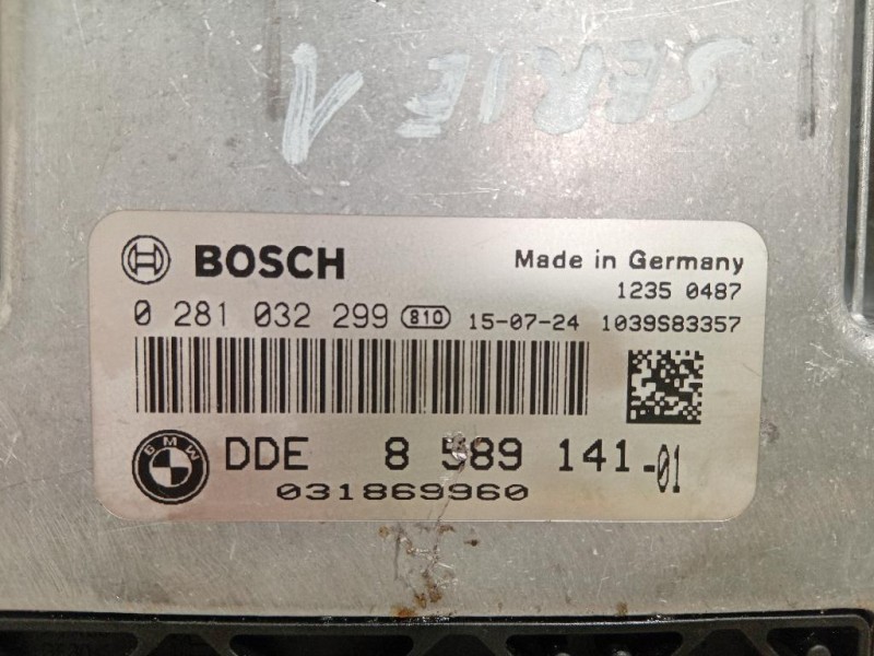 Centralina Iniezione 8589141-01 Bmw Serie 1 F20 Berlina 2012