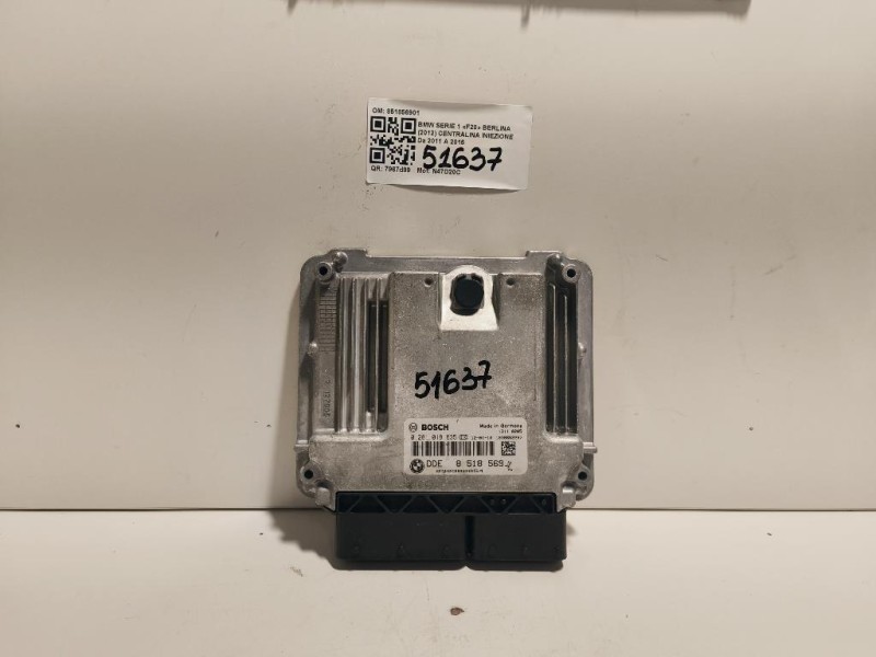 Centralina Iniezione 851856901 Bmw Serie 1 F20 Berlina 2012