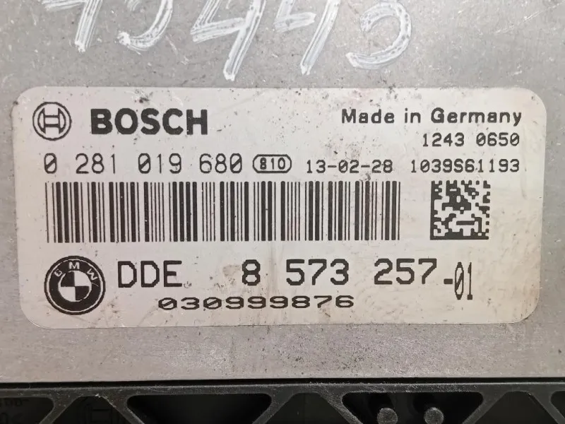 Centralina Iniezione 8573257-01 Bmw Serie 1 F20 Berlina 2012