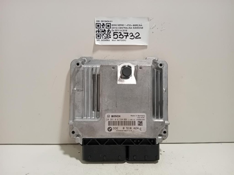 Centralina Iniezione 8518424-01 Bmw Serie 1 F20 Berlina 2012