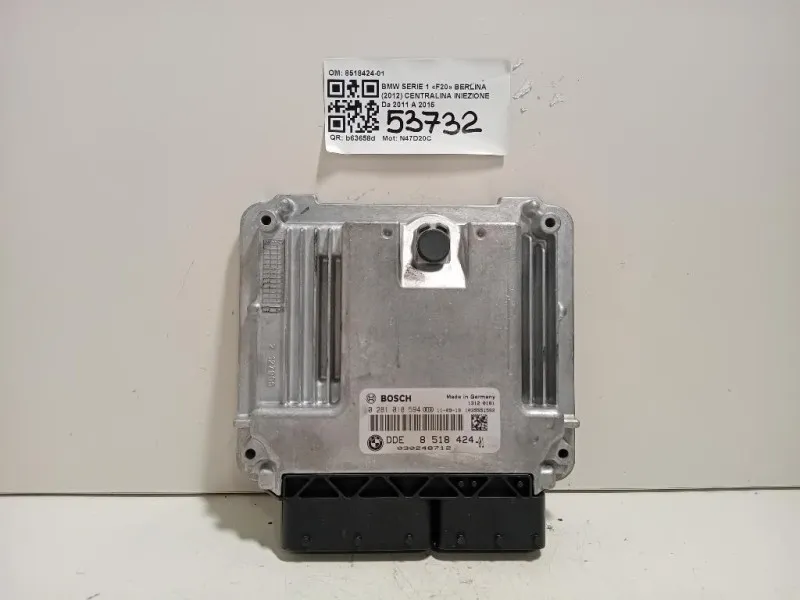 Centralina Iniezione 8518424-01 Bmw Serie 1 F20 Berlina 2012