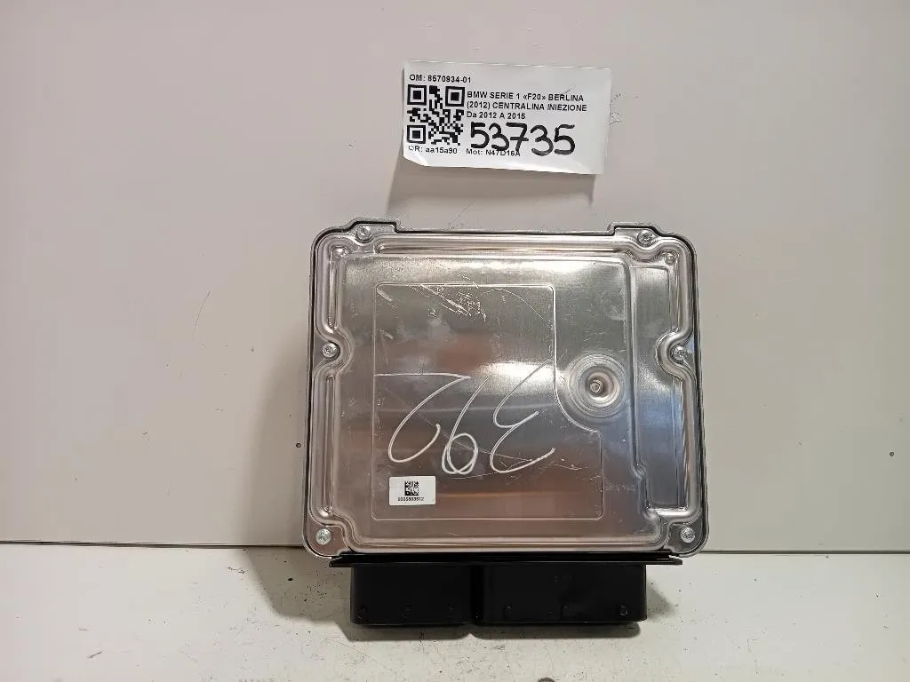 Centralina Iniezione 8570934-01 Bmw Serie 1 F20 Berlina 2012