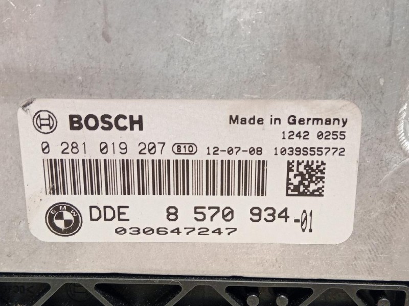 Centralina Iniezione 8570934-01 Bmw Serie 1 F20 Berlina 2012