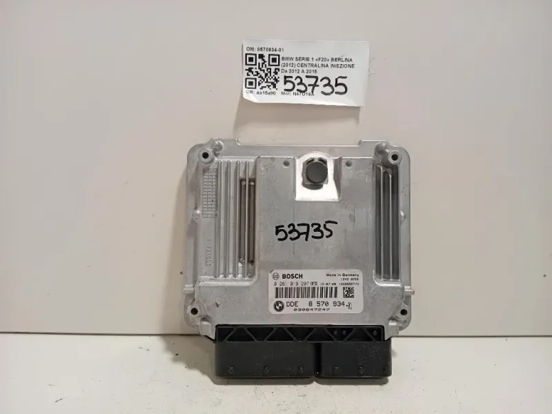Centralina Iniezione 8570934-01 Bmw Serie 1 F20 Berlina 2012