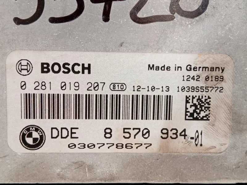 Centralina Iniezione 8570934-01 Bmw Serie 1 F20 Berlina 2012