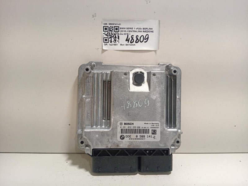 Centralina Iniezione 8589141-01 Bmw Serie 1 F20 Berlina 2015