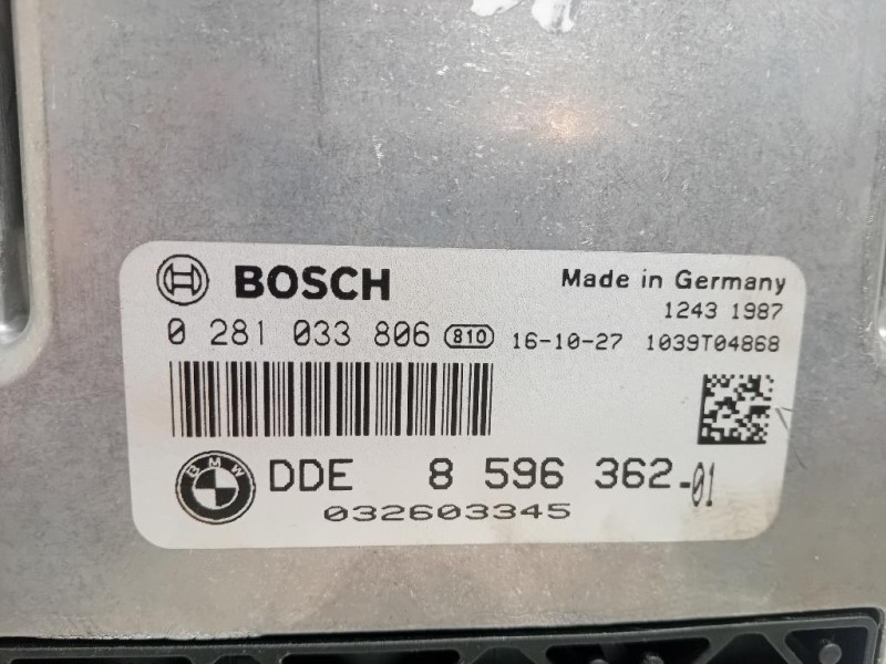 Centralina Iniezione 8596362-01 Bmw Serie 1 F20 Berlina 2015