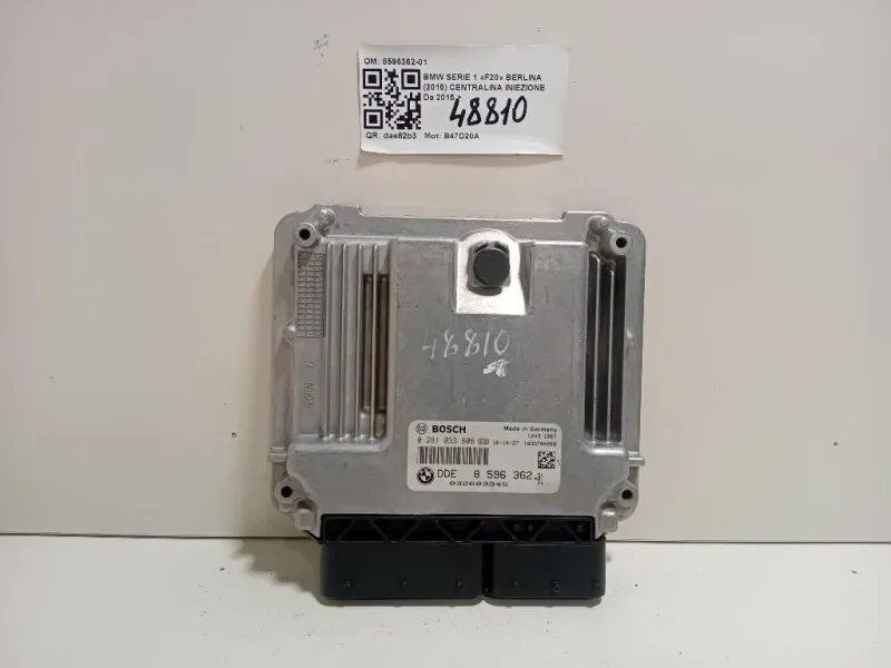 Centralina Iniezione 8596362-01 Bmw Serie 1 F20 Berlina 2015