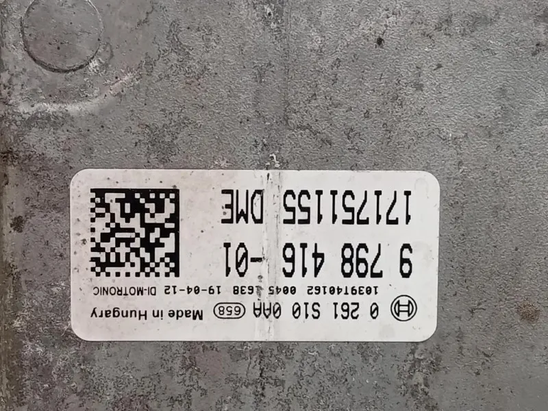 Centralina Iniezione 9798416-01 Bmw Serie 1 F20 Berlina 2015